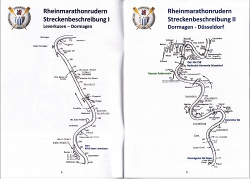 Rheinmarathon-Strecke